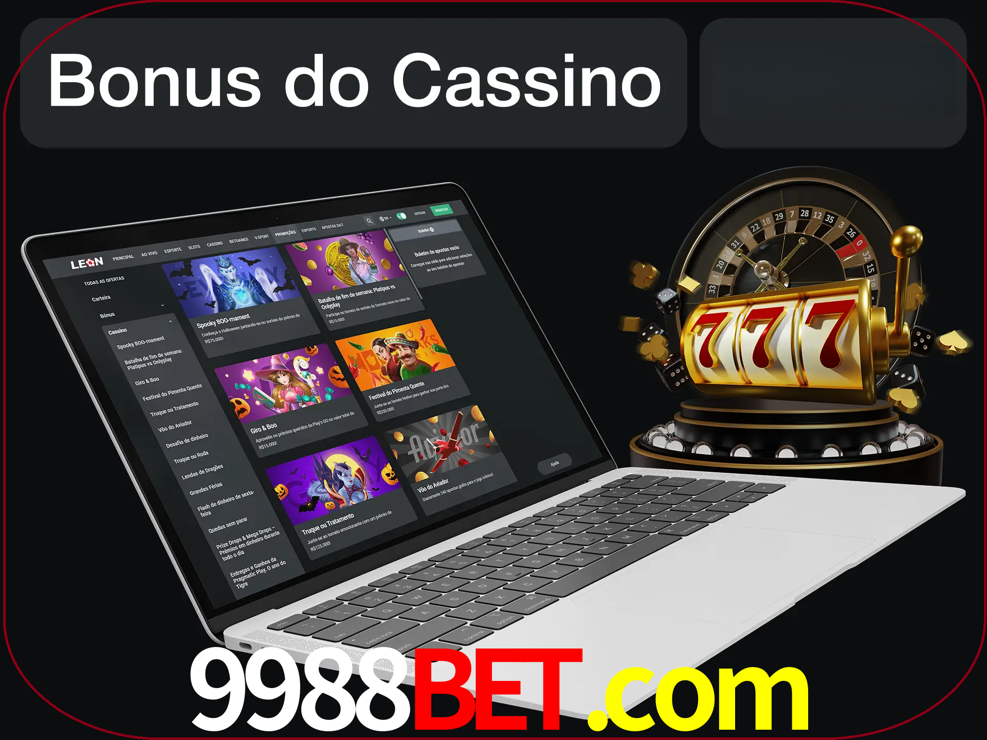 Use o bônus do cassino para começar melhor.