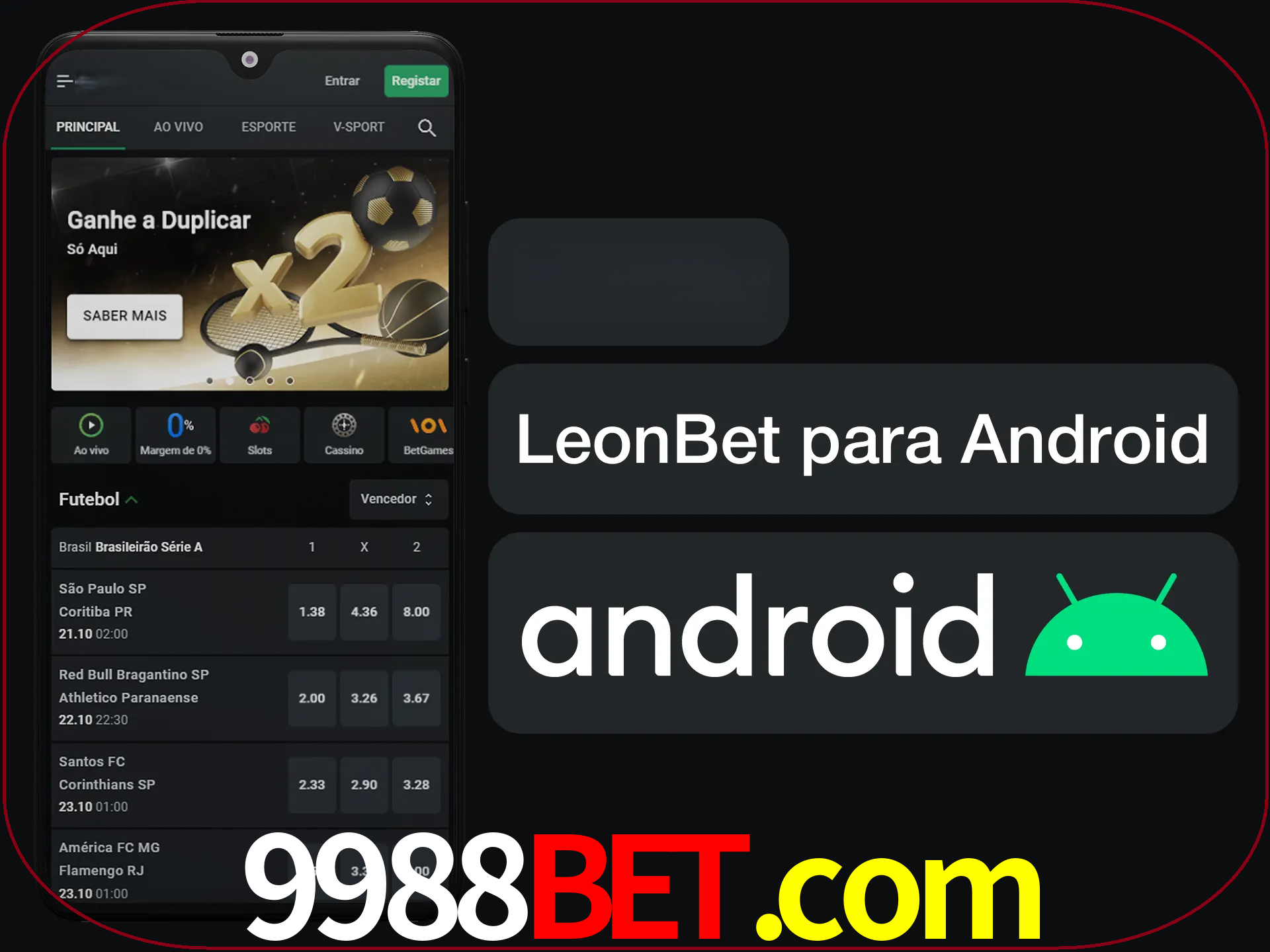 Adquira sua versão poket de LeonBet.
